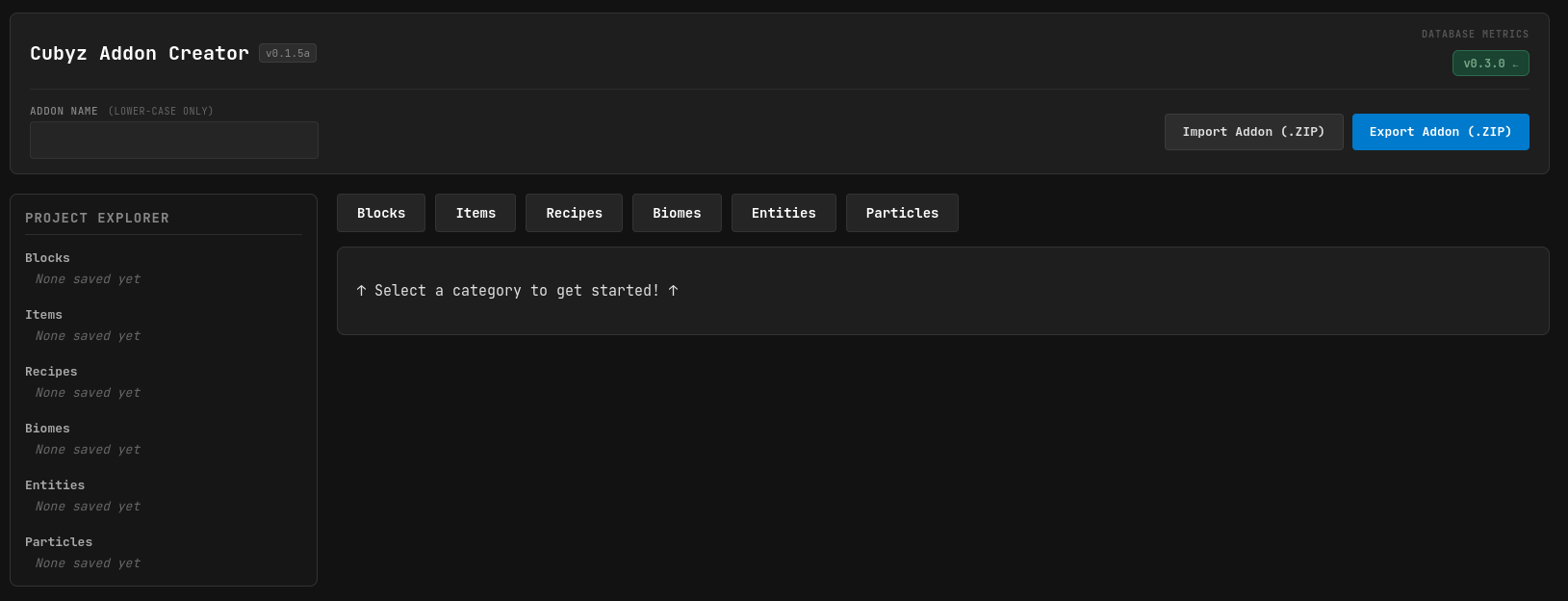 Addon Creator